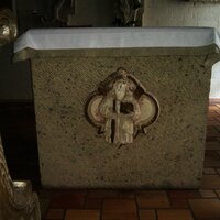 Zell-Kaimt: Schlussstein der St.-Jakobus-Kirche