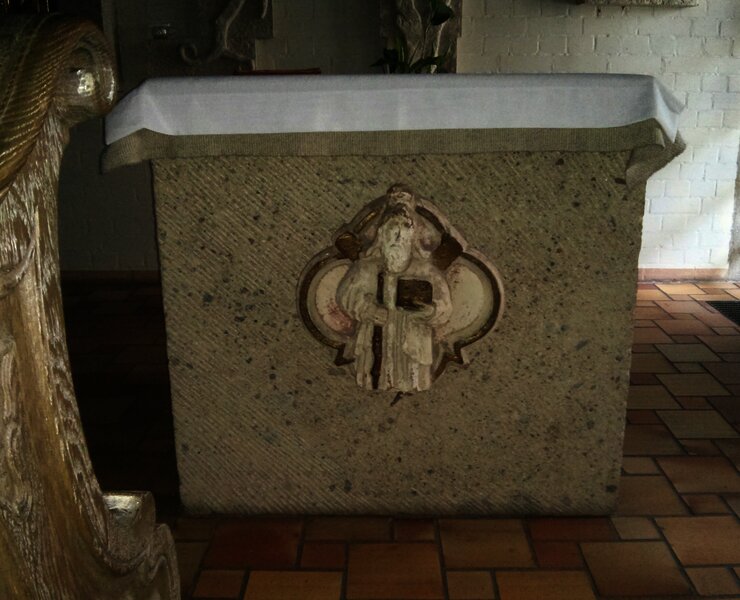 Zell-Kaimt: Schlussstein der St.-Jakobus-Kirche