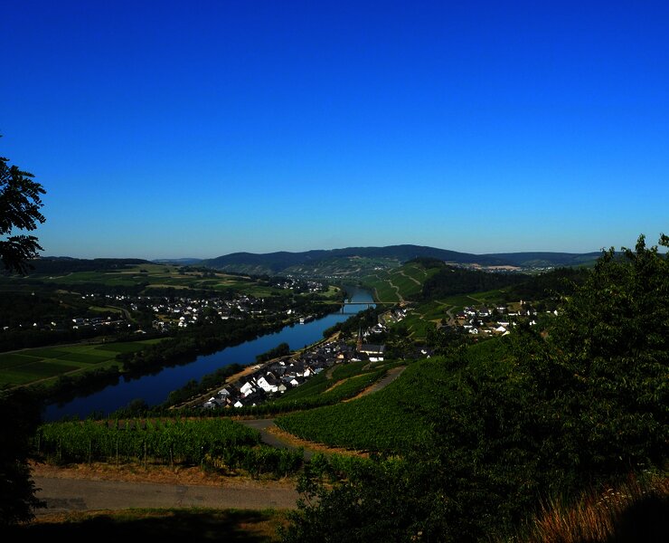 Aussicht über Lieser und das Moseltal