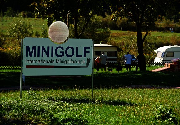 Minigolfplatz an der Mosel
