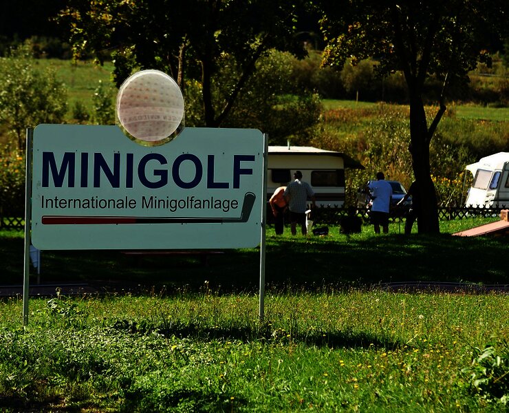 Minigolfplatz an der Mosel