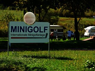 Minigolfplatz an der Mosel