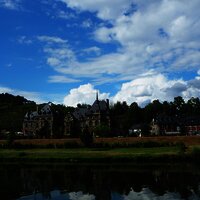 Blick vom Schiff auf Lieser