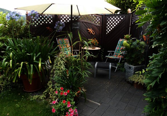 Sitzecke im Garten