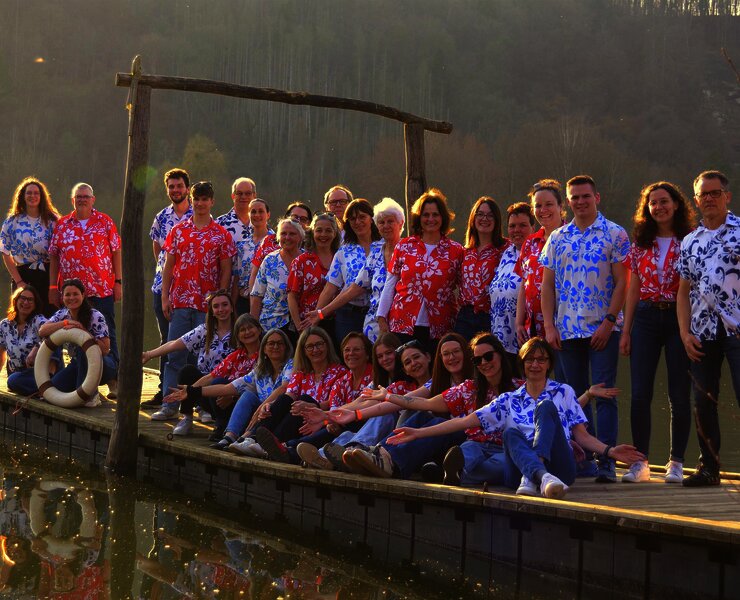 Mandolinenclub Zeltingen-Rachtig e.V. auf dem Steg