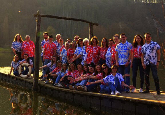 Mandolinenclub Zeltingen-Rachtig e.V. auf dem Steg