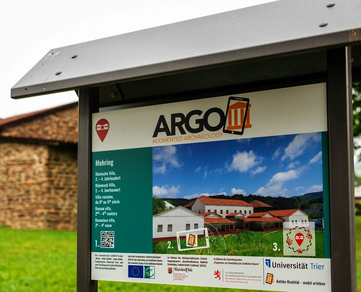 ARGO Punkt der Römischen Villa bei Mehring