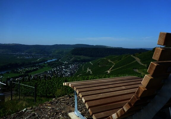 Panoramaliege an der Klüsserather Wetterstation