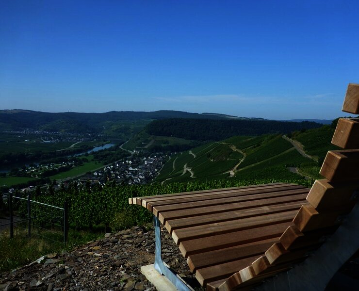 Panoramaliege an der Klüsserather Wetterstation