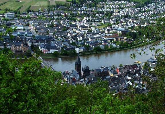 Blick auf die Mosel bei Bernkastel-Kues