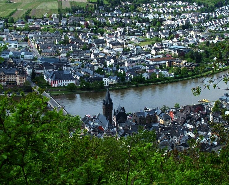 Blick auf die Mosel bei Bernkastel-Kues