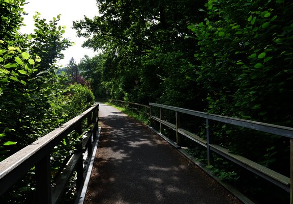 Streckenabschnitt bei Maring-Noviand
