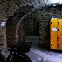 Fahrradkeller mit Schrank