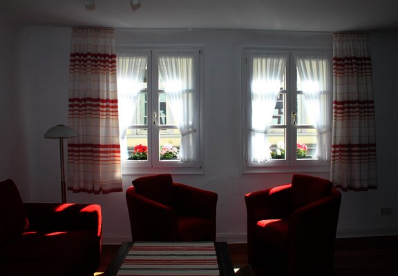 Ferienwohnung Altstadt_Wohnzimmer Sitzecke