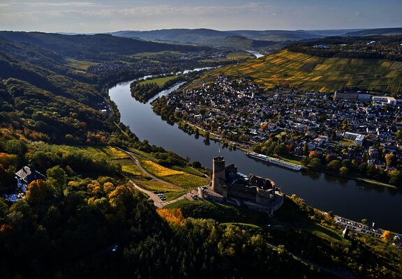 Burg Landshut Luftaufnahme
