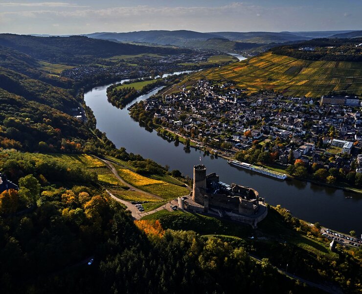 Burg Landshut Luftaufnahme