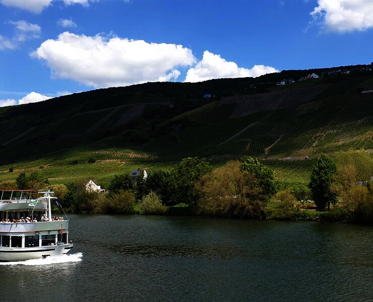Schiffahren auf der Mosel
