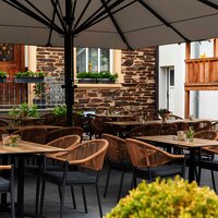 Außenbereich Restaurant Kiebel
