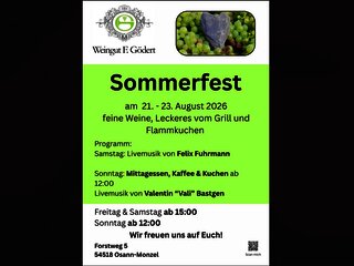Sommerfest im Weingut