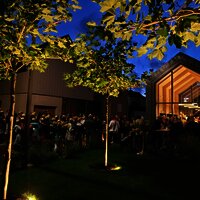 Weingut Kiebel bei Nacht