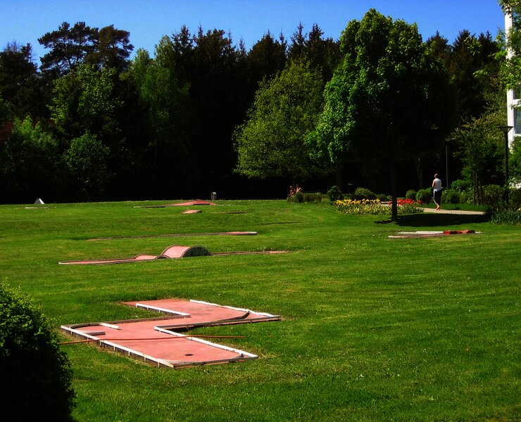 Minigolf am Kurgastzentrum