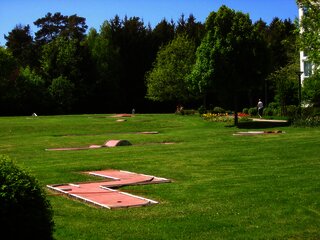 Minigolf am Kurgastzentrum
