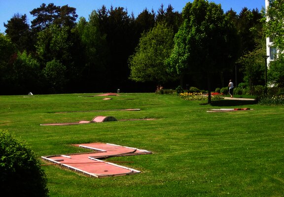 Minigolf am Kurgastzentrum