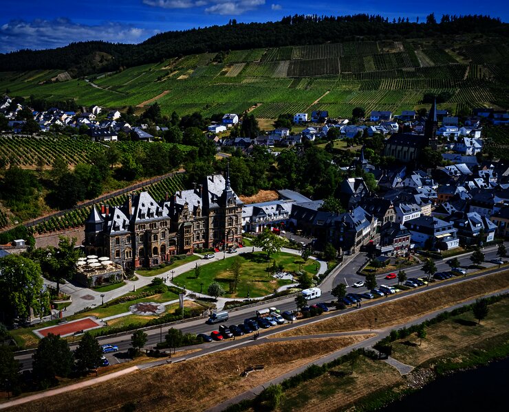 Blick auf Lieser von oben