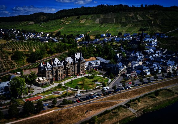 Blick auf Lieser von oben