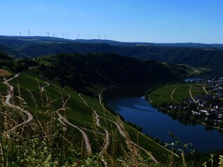 Aussblick von Moselpanoramastraße Piesport