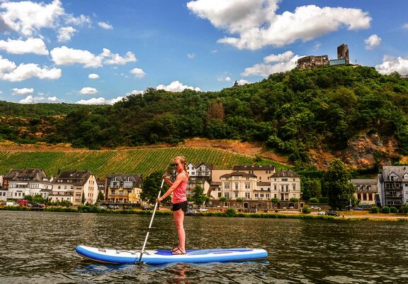 Stand-Up Paddle auf der Mosel
