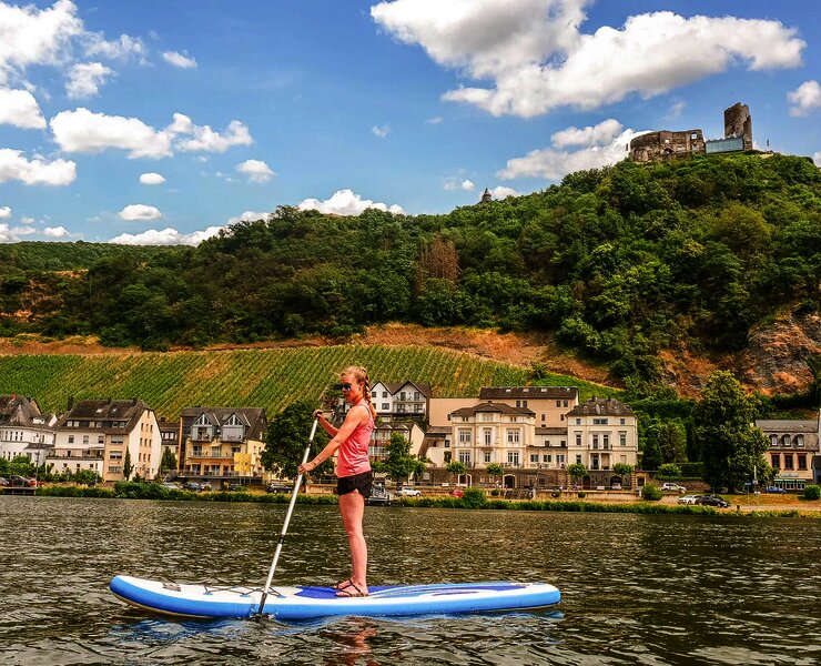 Stand-Up Paddle auf der Mosel