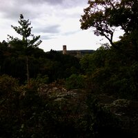 Aussicht zur Burg Landshut