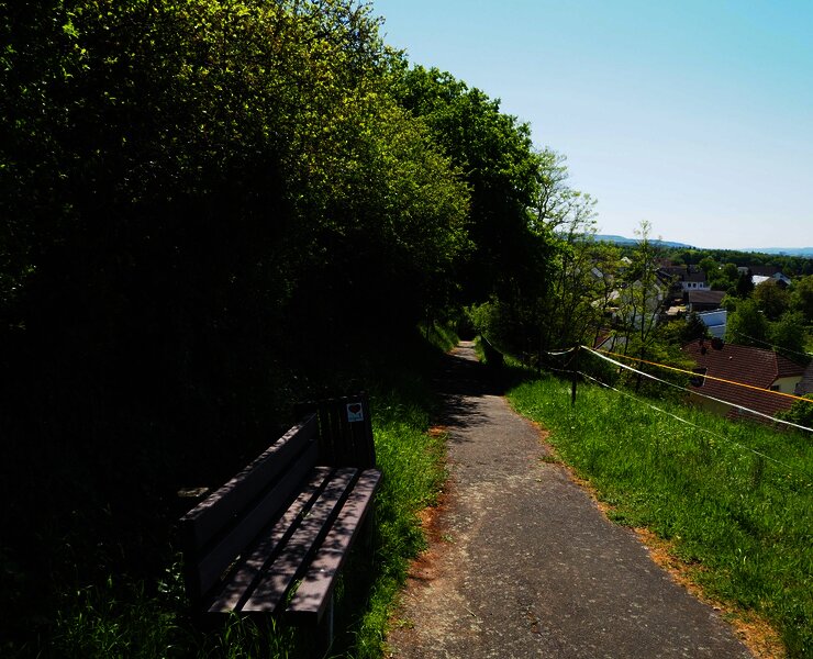 Wegabschnitt zum Ortsteil Krames