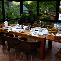 Frühstück im Wintergarten