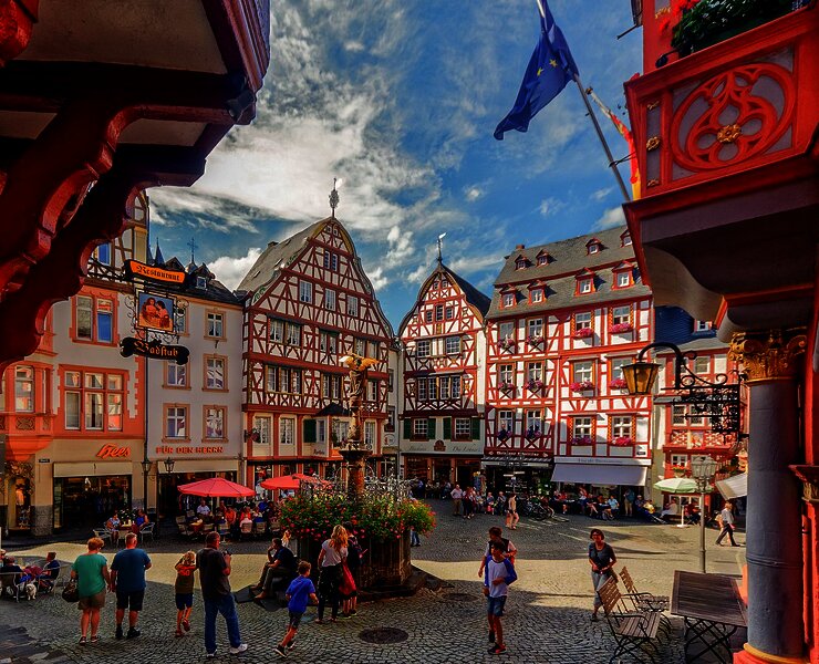 Marktplatz in Bernkastel-Kues