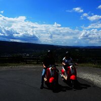 Rollertour durch die Weinberge