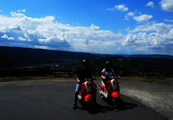 Rollertour durch die Weinberge