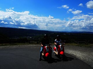 Rollertour durch die Weinberge