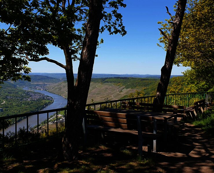 Ideal zum Rasten und Schauen