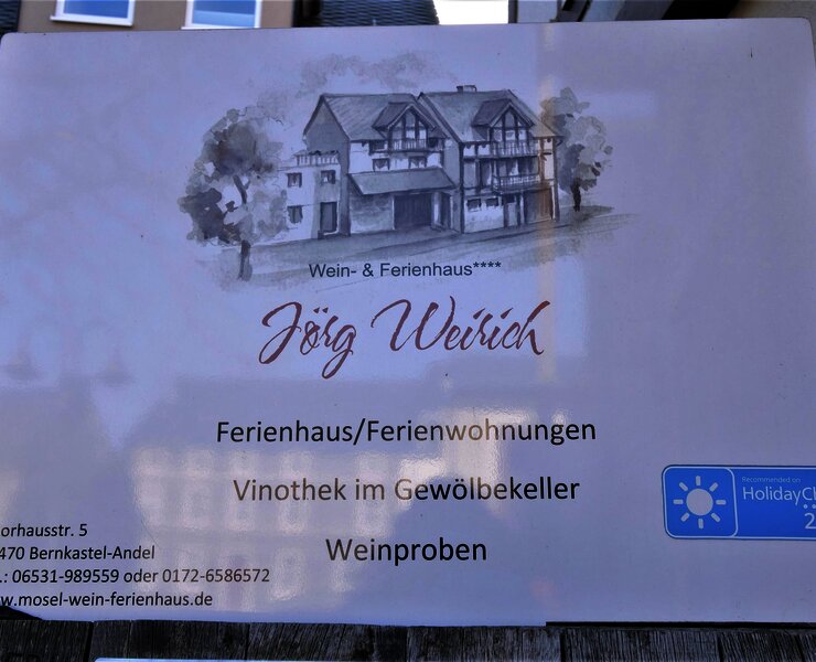 Weinhaus Jörg Weirich Schild