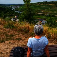 Nittel-Rehlingen mit Blick nach Wormeldange (Luxemburg)
