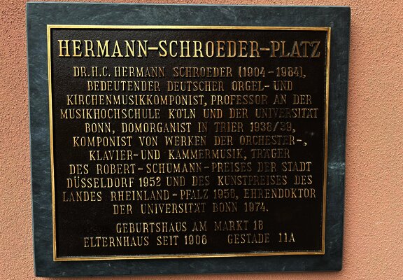 Hermann Schröder-Gedenktafel