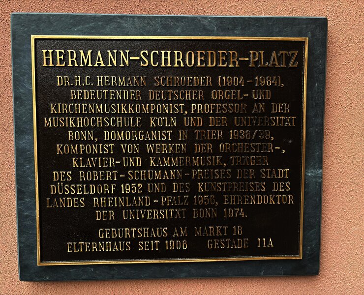 Hermann Schröder-Gedenktafel