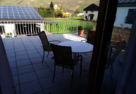 Terasse_Ferienwohnung zur Laube