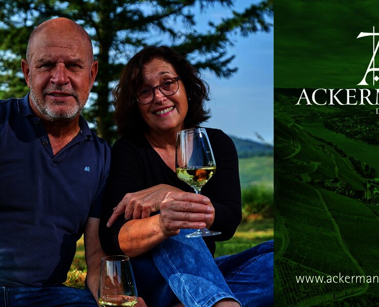Weingut Ackermann mit Logo