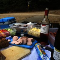 Wein und Picknick