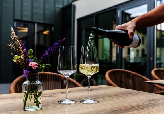 Weingenuss im Weingut kiebel