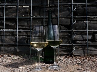 Weingenuss im Weinberg an der Mosel