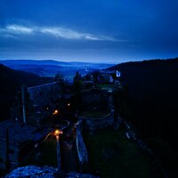 Schloss Veldenz am Abend